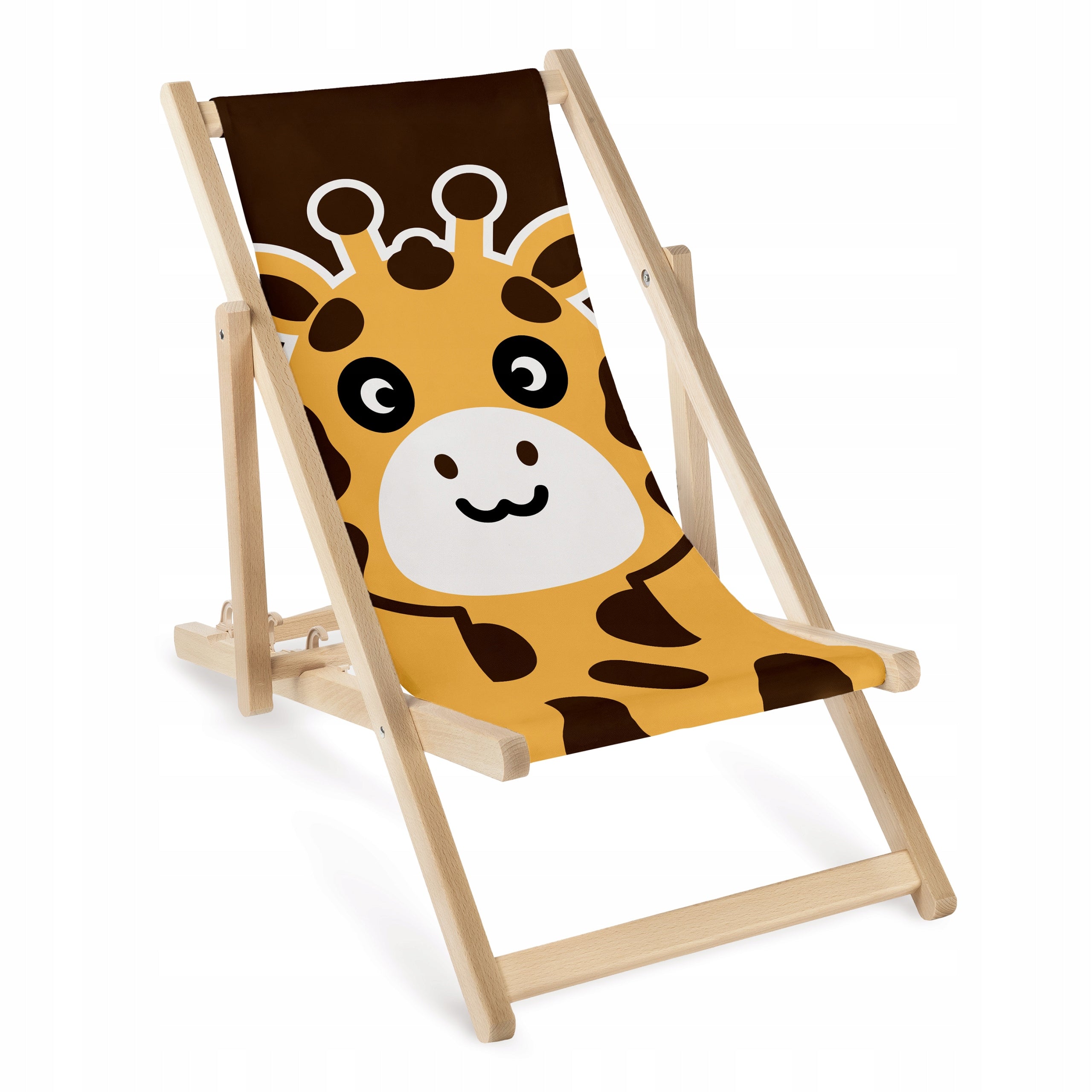 CHILDREN'S LOUNGER GIRAFFE WOODEN LOUNGER FOR CHILDREN GARDEN BIRTHDAY GIFT