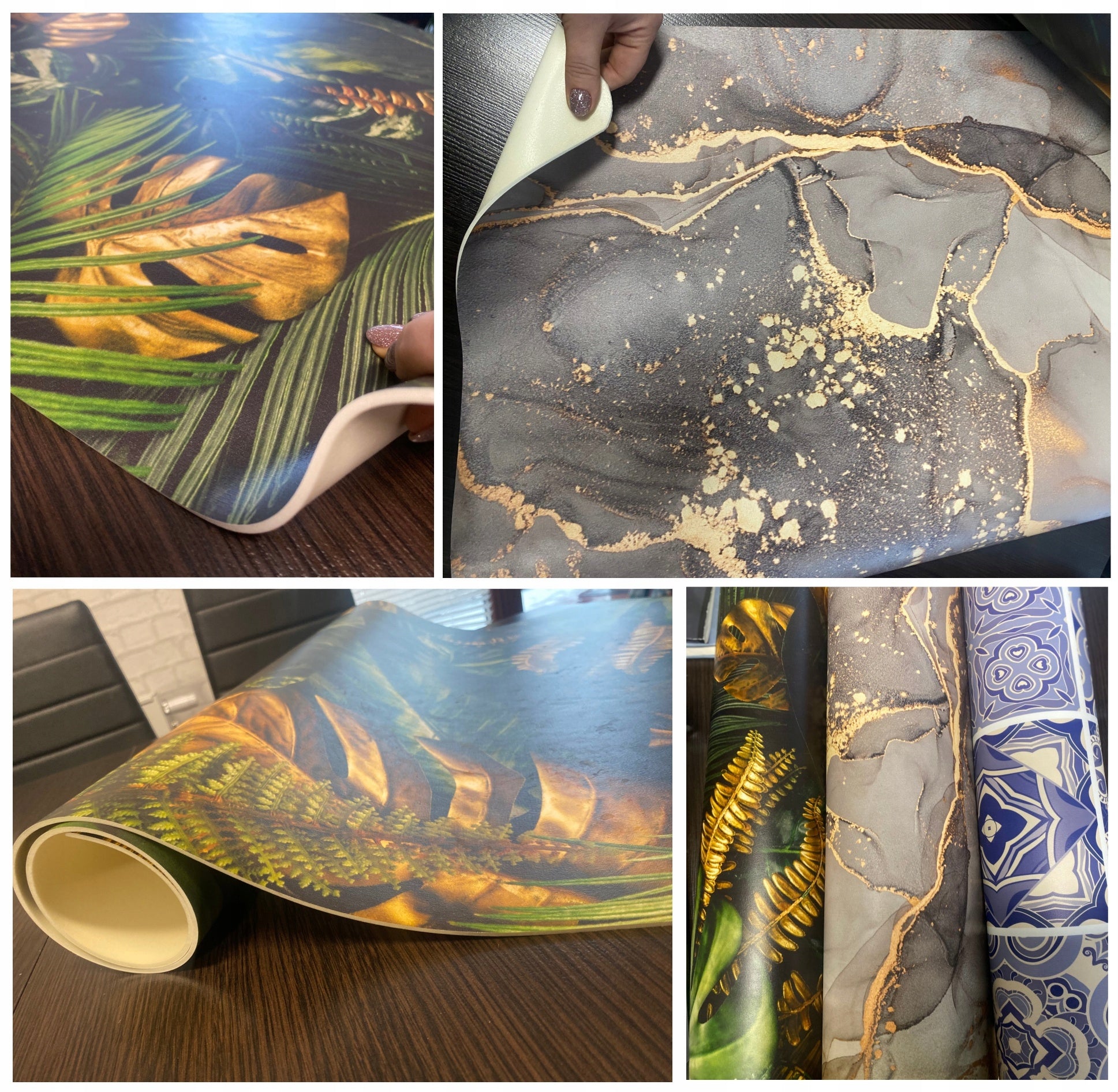 CHILDREN'S RUG ANTI-ALLERGIC MOON LARGE GREY VINYL ROUND 120cm Product width 120 cm