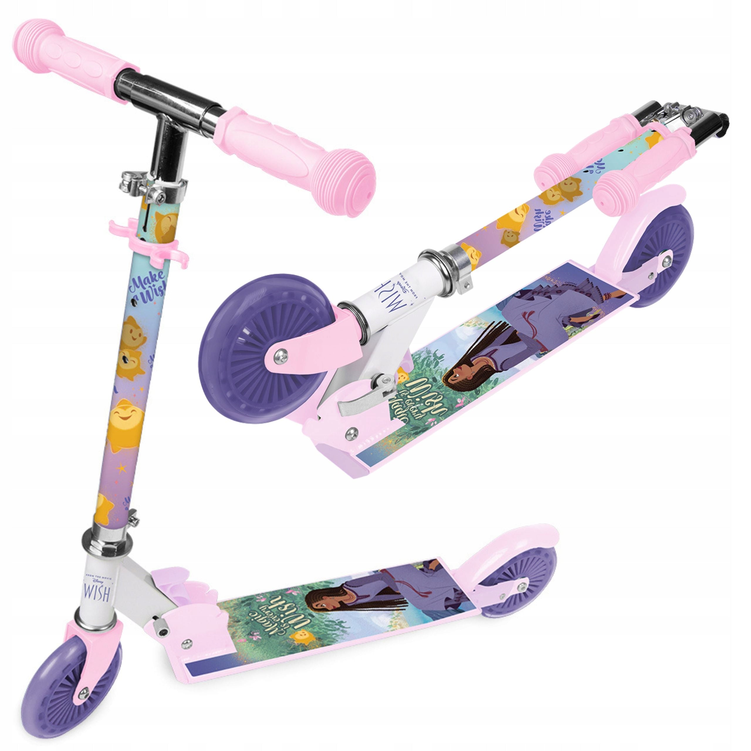CHILDREN'S SCOOTER FOR CHILDREN GIRLS WISH 110-140cm 12cm WISH BELL Brand no brand