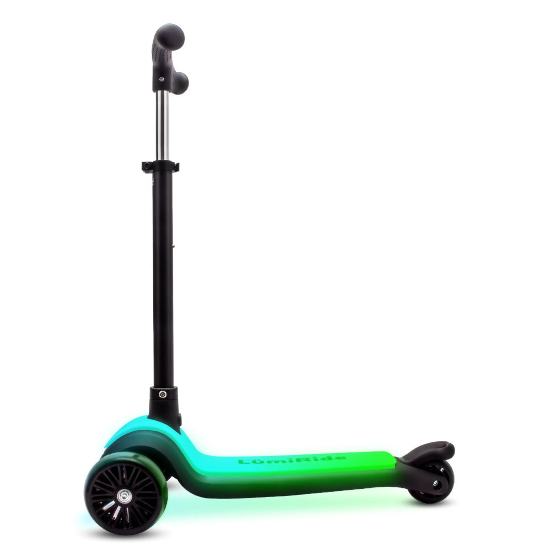 CHILDREN'S SCOOTER Tricycle Balance LED 7 Colors Folding LUMI RIDE Brake yes