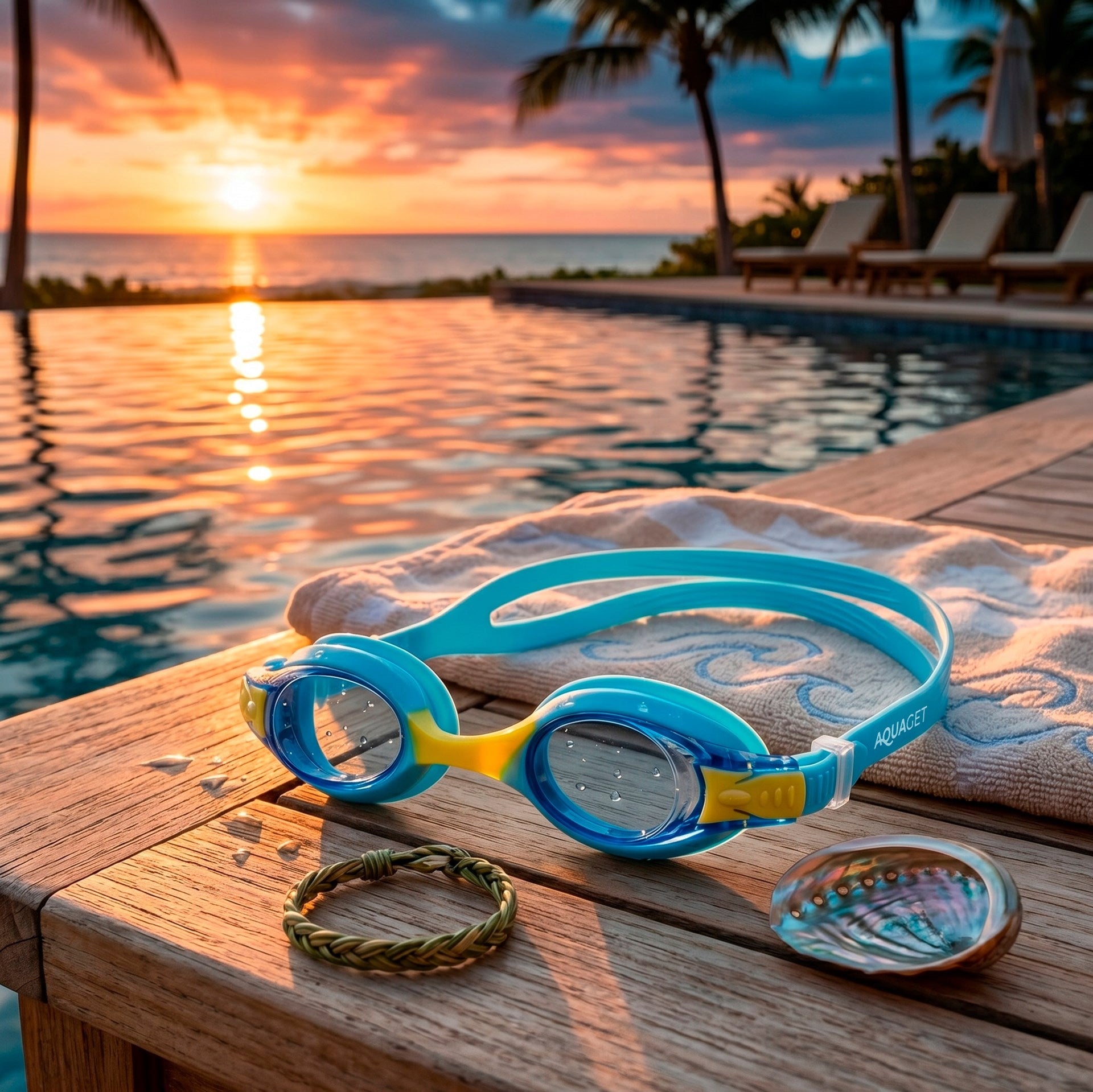 CHILDREN'S SWIMMING GOGGLES FOR SWIMMING POOL POLARIZATION SWIMMING GOGGLES ANTI-FOG Manufacturer code AQ0014