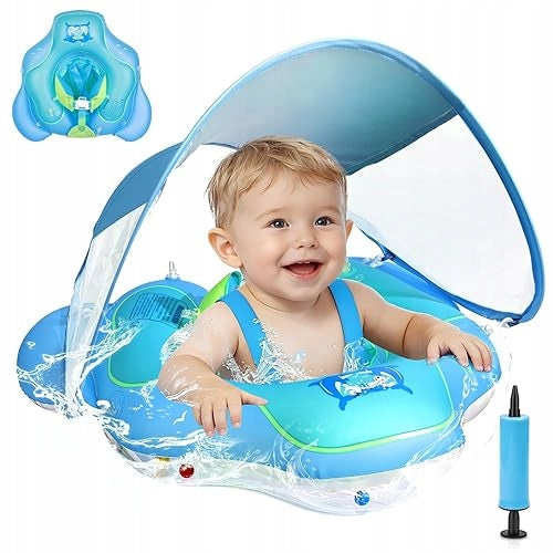 CHILDREN'S SWIMMING SEAT PVC WITH VISOR 6 36 MONTHS HOME