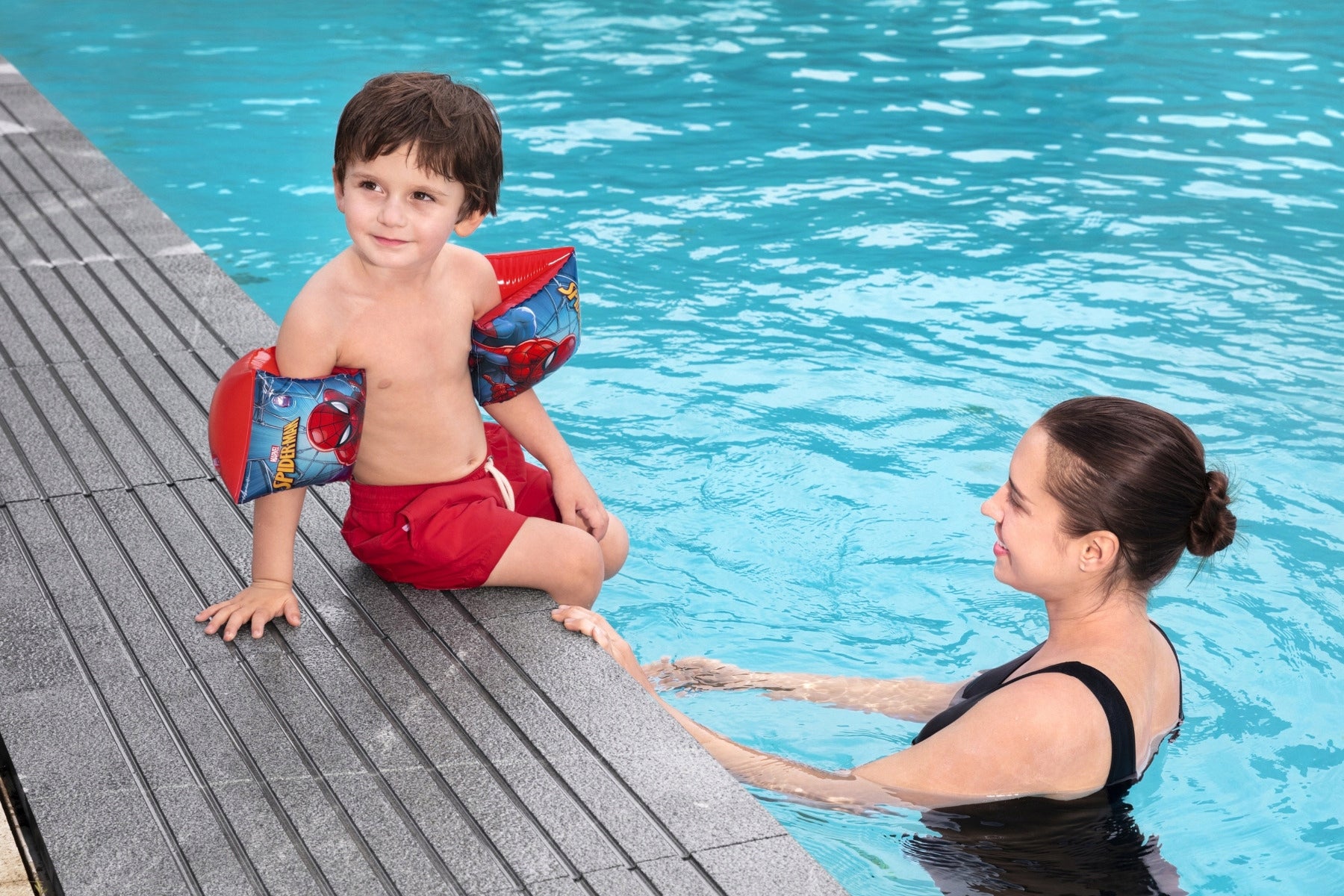 CHILDREN'S SWIMMING SLEEVES SPIDERMAN SWIMMERS SWIMMING SLEEVES BESTWAY Color multicolor