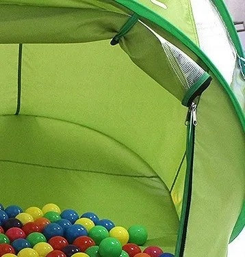 CHILDREN'S TENT BEACH SELF-FOLDING DINOSAUR COTTAGE FOR GARDEN BASE Kid's age 12+ months