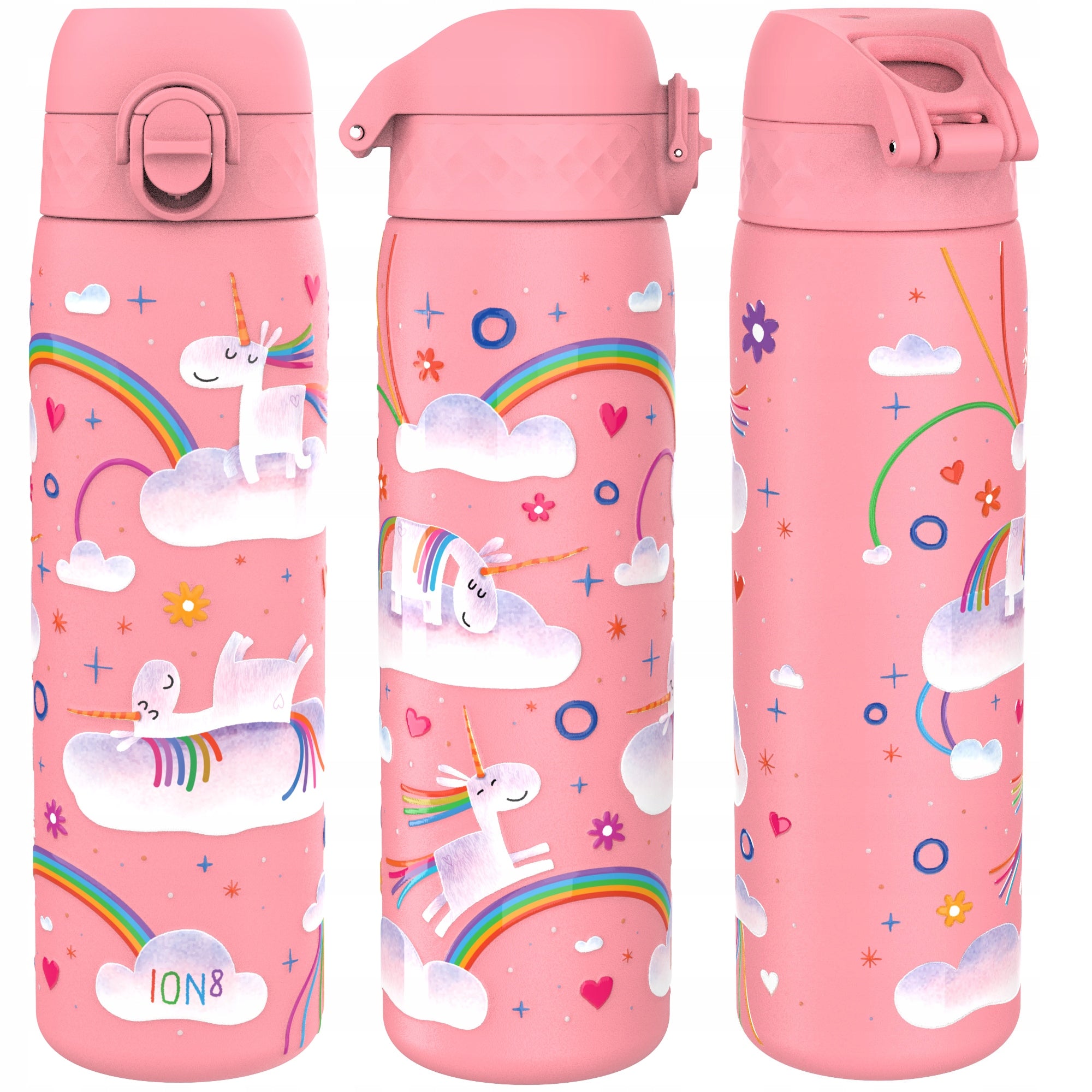 CHILDREN'S THERMOS TEA ROSE UNICORN HORSE UNICORN ION8 0,5 L 500 ml