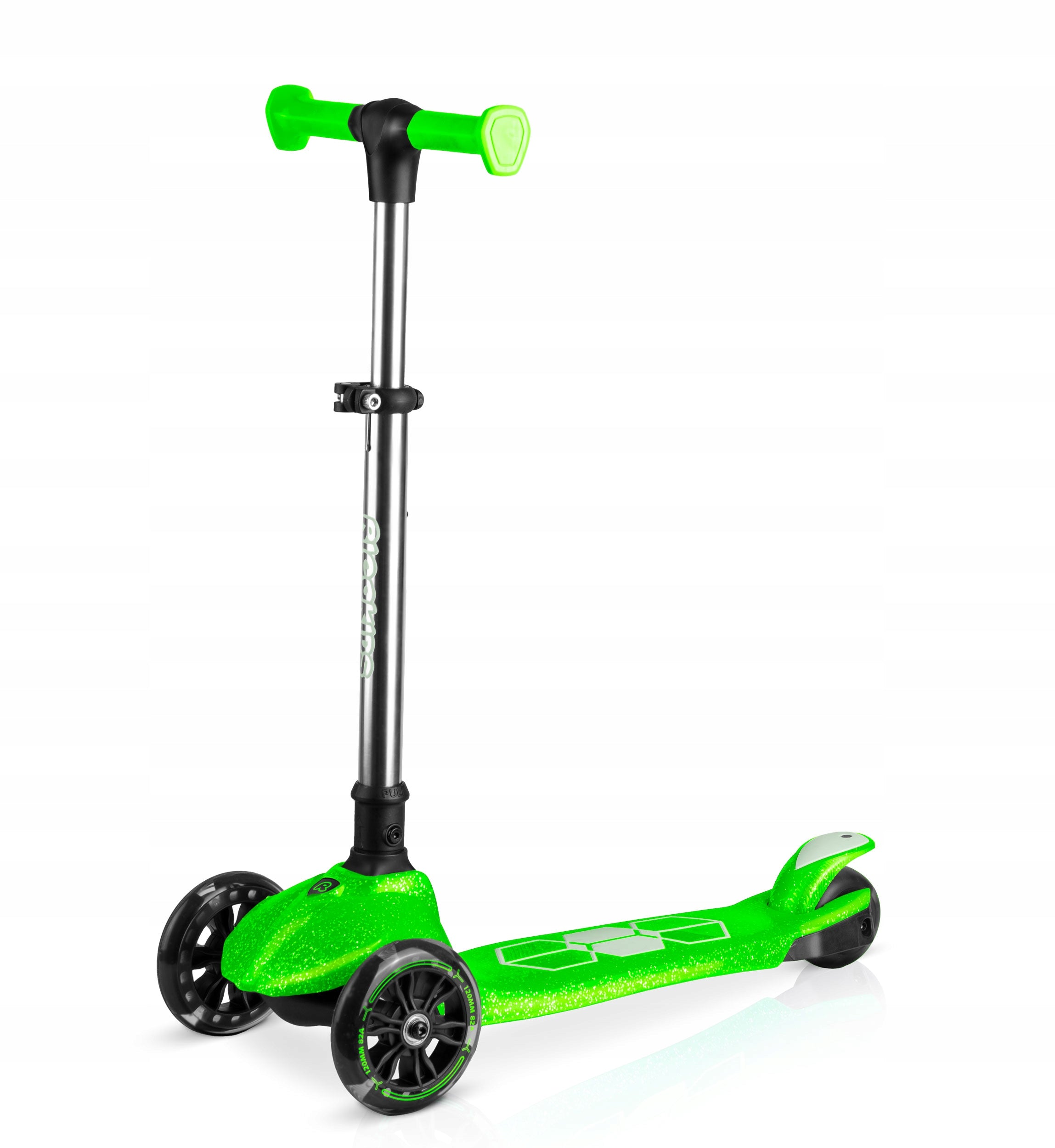 CHILDREN'S TRICYCLE SCOOTER BALANCE GLOW WHEEL LED GLOWS IN THE DARK Packaging status original