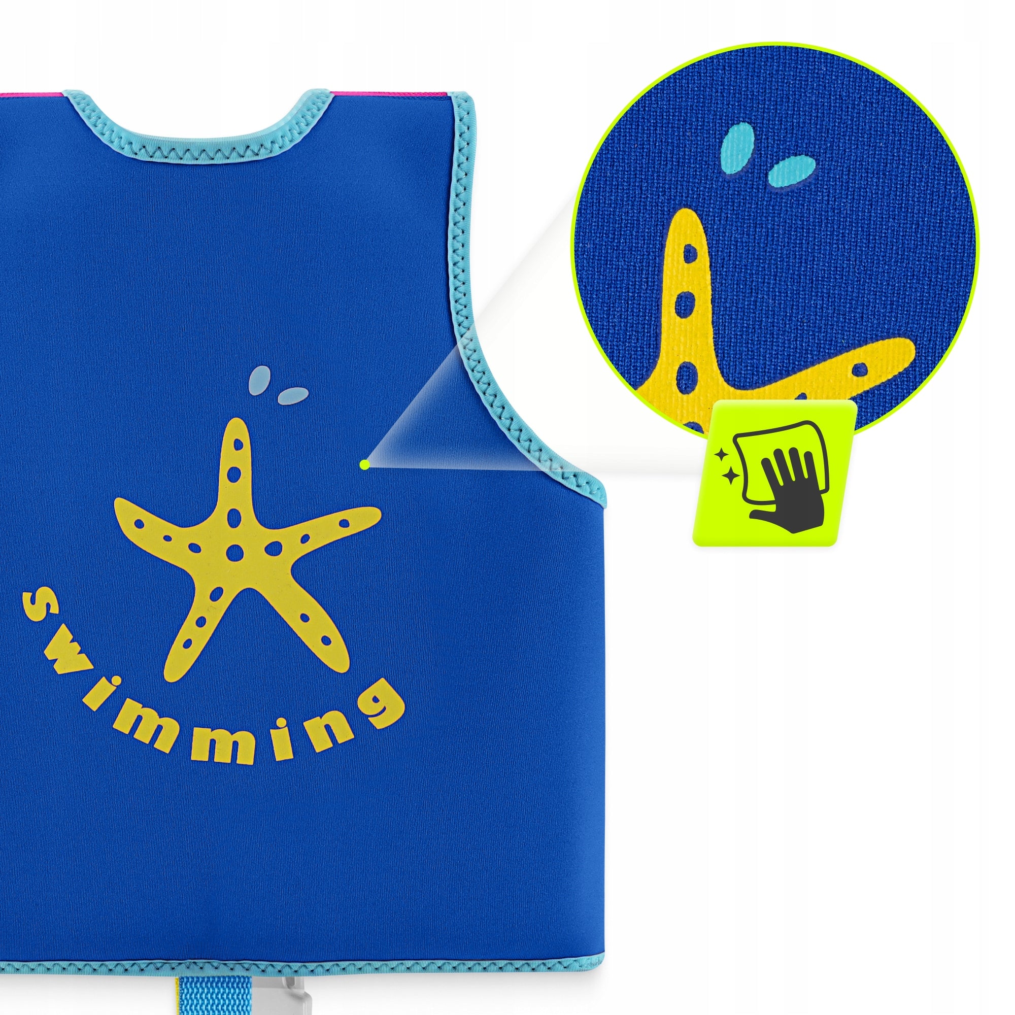 CHILDREN'S VEST FOR LEARNING TO SWIM BUOYANCY FOAM 2-3 YEARS 19KG Kind vest