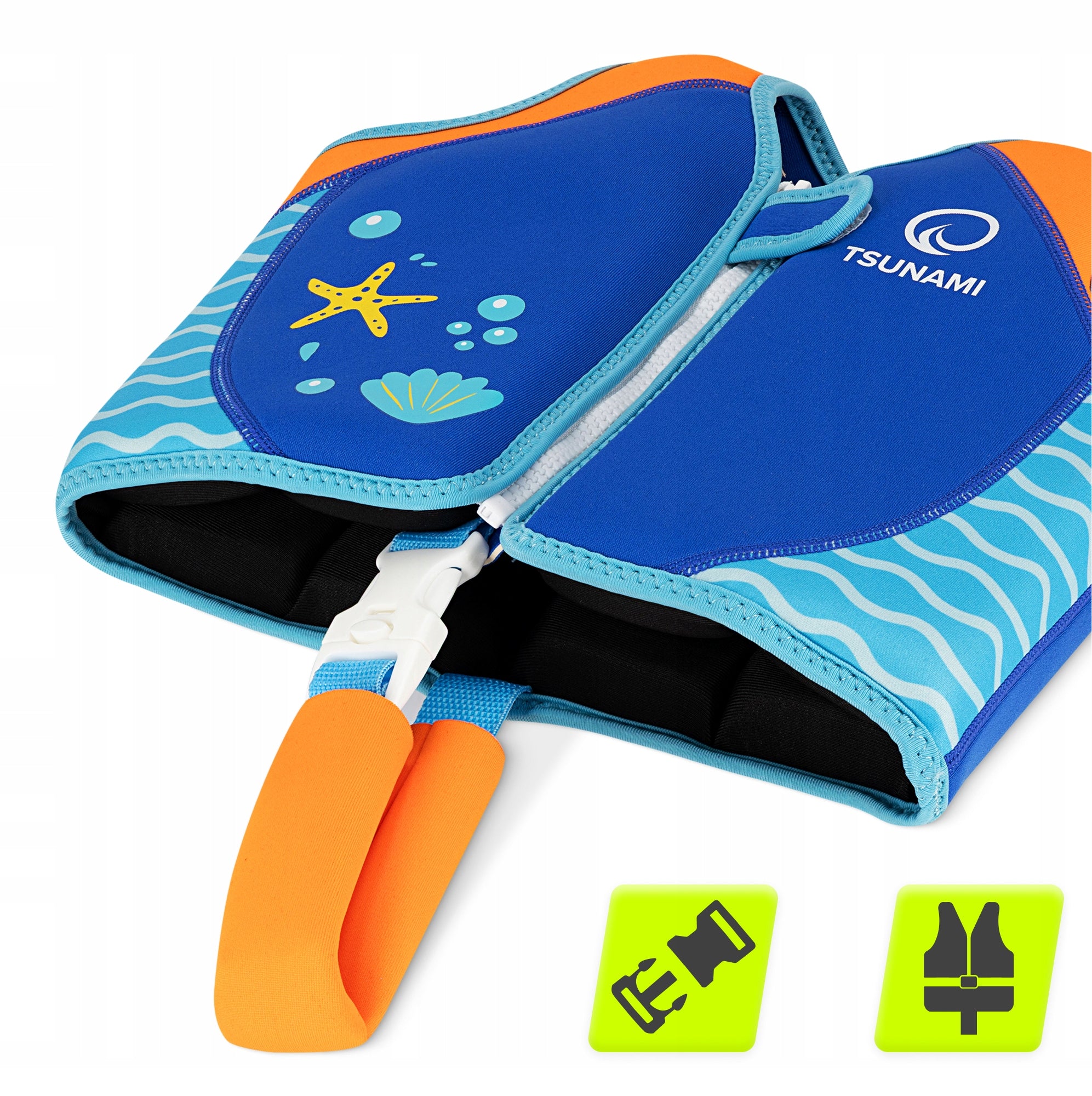 CHILDREN'S VEST FOR LEARNING TO SWIM BUOYANCY FOAM 2-3 YEARS 19KG Manufacturer code Kamizelka do pływania wypornościowa