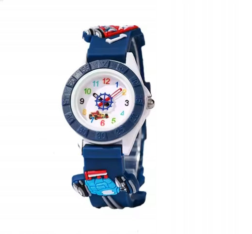 CHILDREN'S WATCH ANALOGUE BOYS NAVY RACING 1601