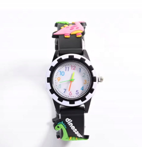 CHILDREN'S WATCH BOYS ANALOG DINOSAUR 1612