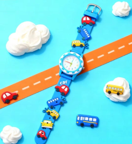 CHILDREN'S WATCH BOYS ANALOGUE CAR 1657 Brand no brand