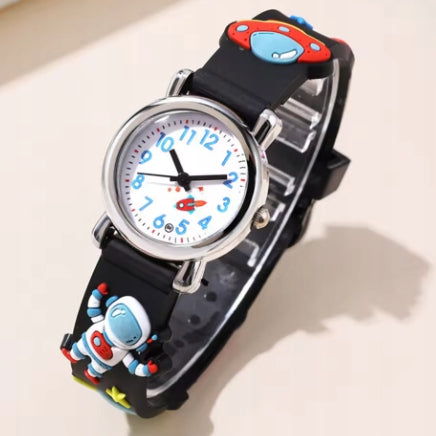 CHILDREN'S WATCH BOYS SPACE ASTRONAUT GIFTDark