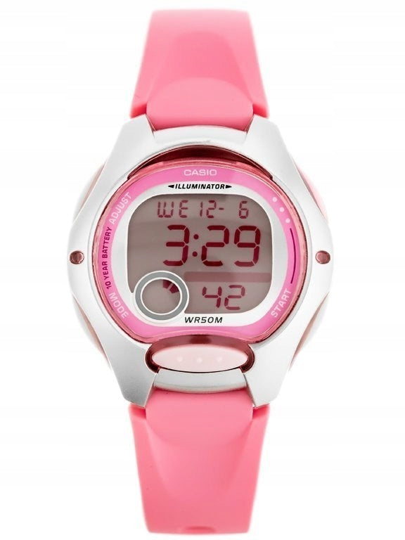 CHILDREN'S WATCH CASIO pink for girls delicate light comfortable pink