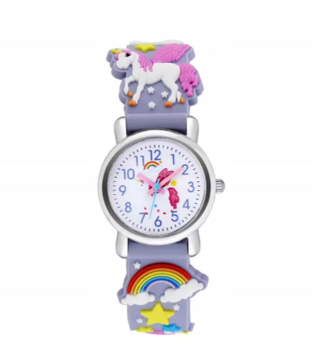 CHILDREN'S WATCH GIRLS PURPLE ANALOGUE 1605