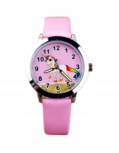 CHILDREN'S WATCH GIRLS WITH STRAP PINK 1497