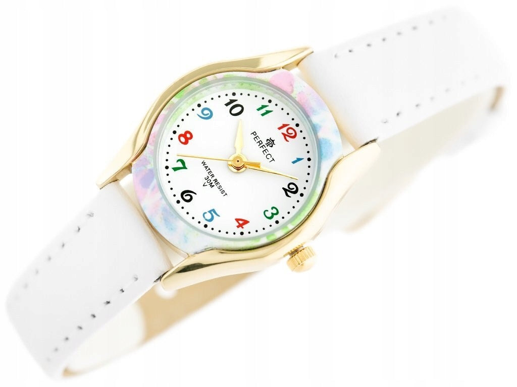 CHILDREN'S WATCH PERFECT LP223-04 - COMMUNION - white / coloured ring (zp800 Packaging status original