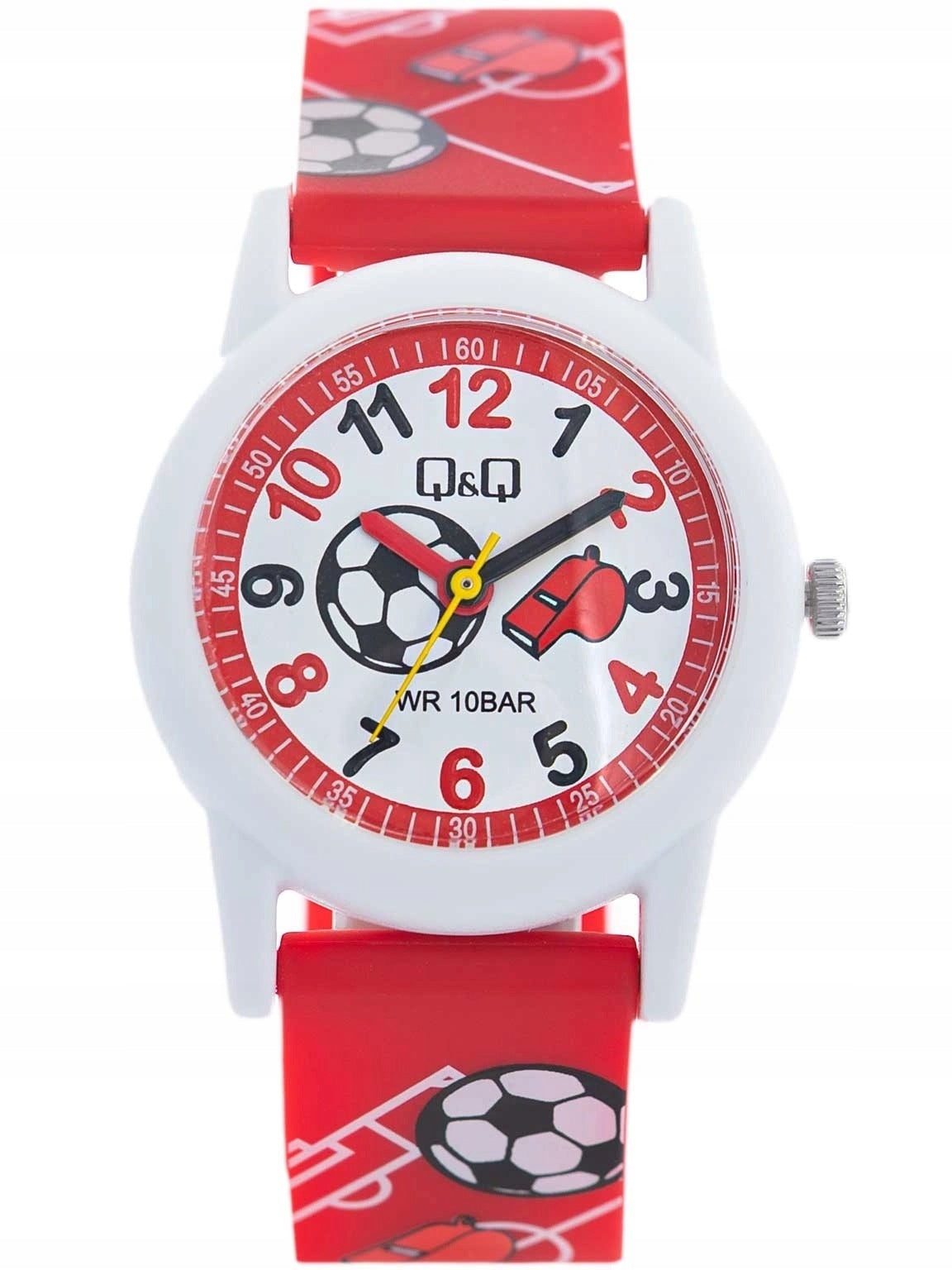CHILDREN'S WATCH QQ V22A-010VY FOR BOY WITH SWIMMING POOL LEARNING BALL Brand Q&Q