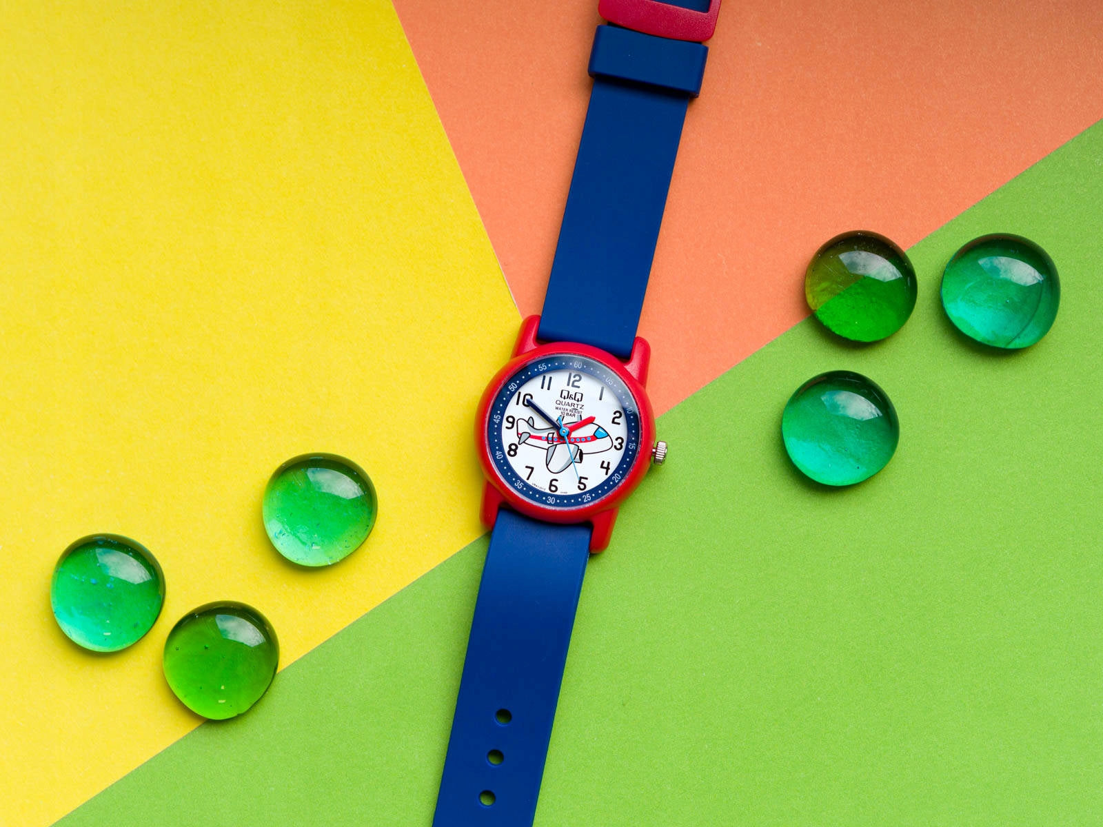 CHILDREN'S WATCH QQ VR41J010Y FOR BOY Batteries included yes