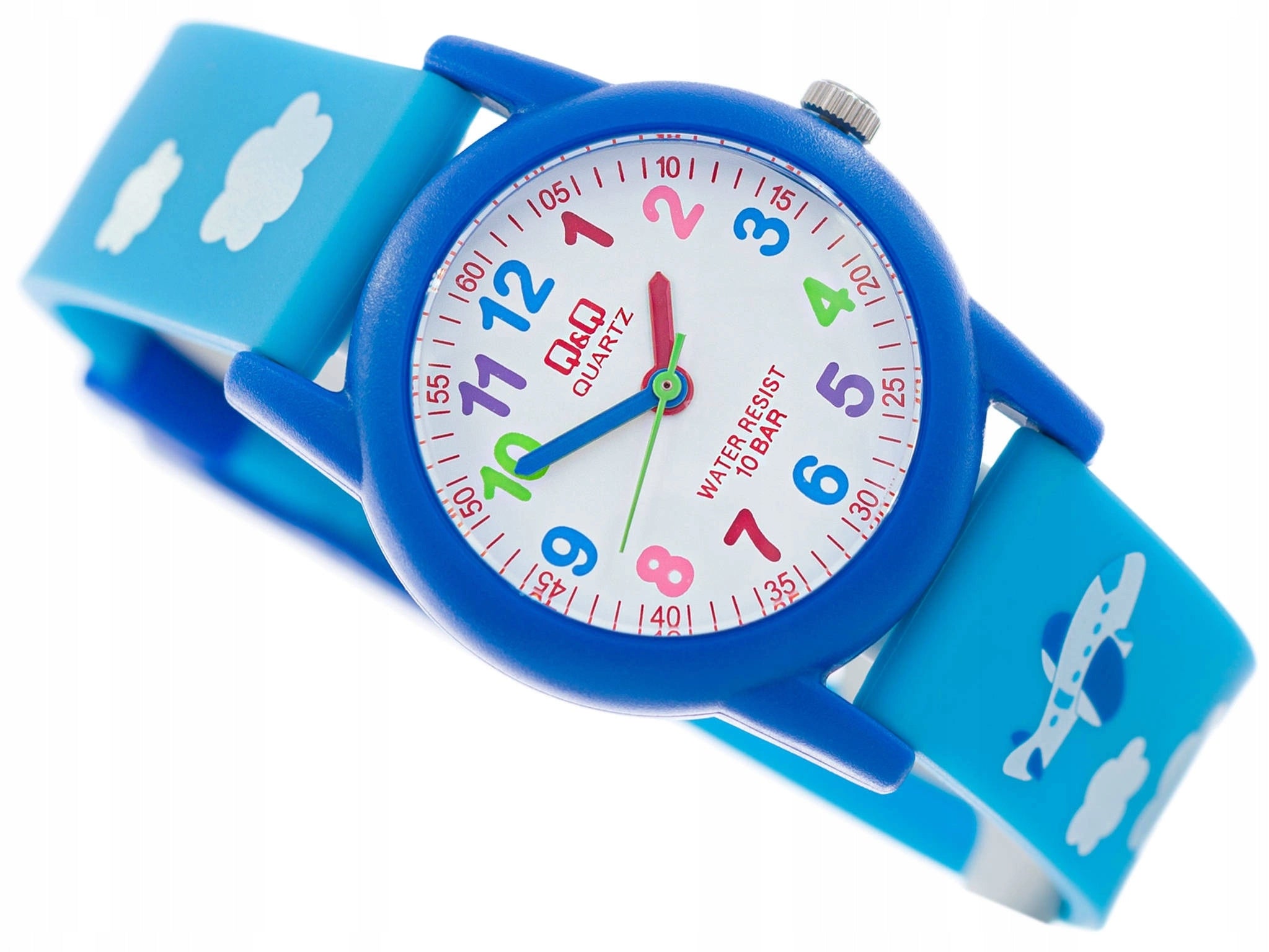 CHILDREN'S WATCH QQ VR99J005Y FOR BOY AIRPLANE