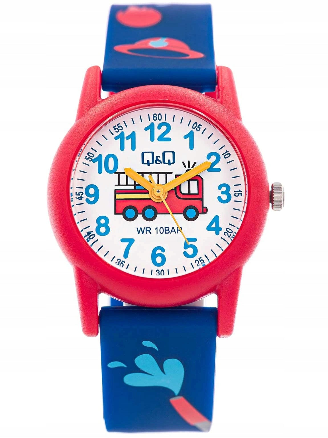 CHILDREN'S WATCH QQ VR99J019Y FOR BOY FIREFIGHTER Brand Q&Q