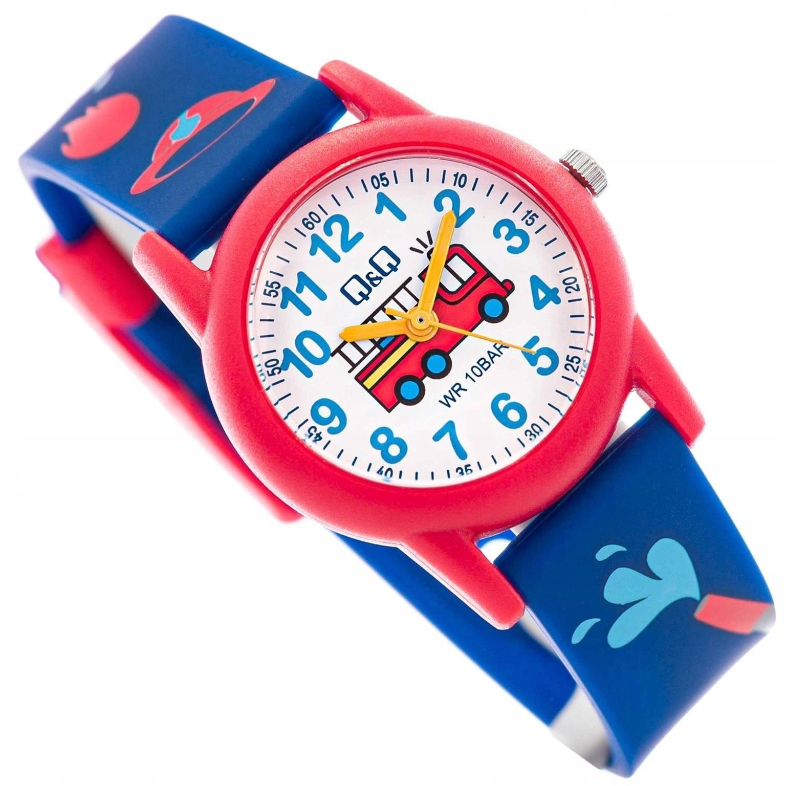 CHILDREN'S WATCH QQ VR99J019Y FOR BOY FIREFIGHTER