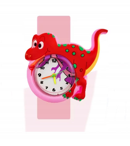CHILDREN'S WATCH RUBBER MAGNETIC BAND GIRLS PINK 1639
