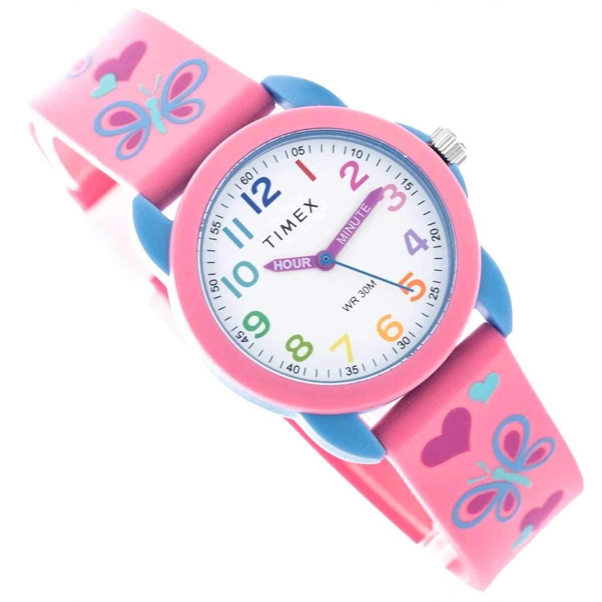 CHILDREN'S WATCH TIMEX TW2Y59700 KIDS TIME TEACHER PINK ON STRAP