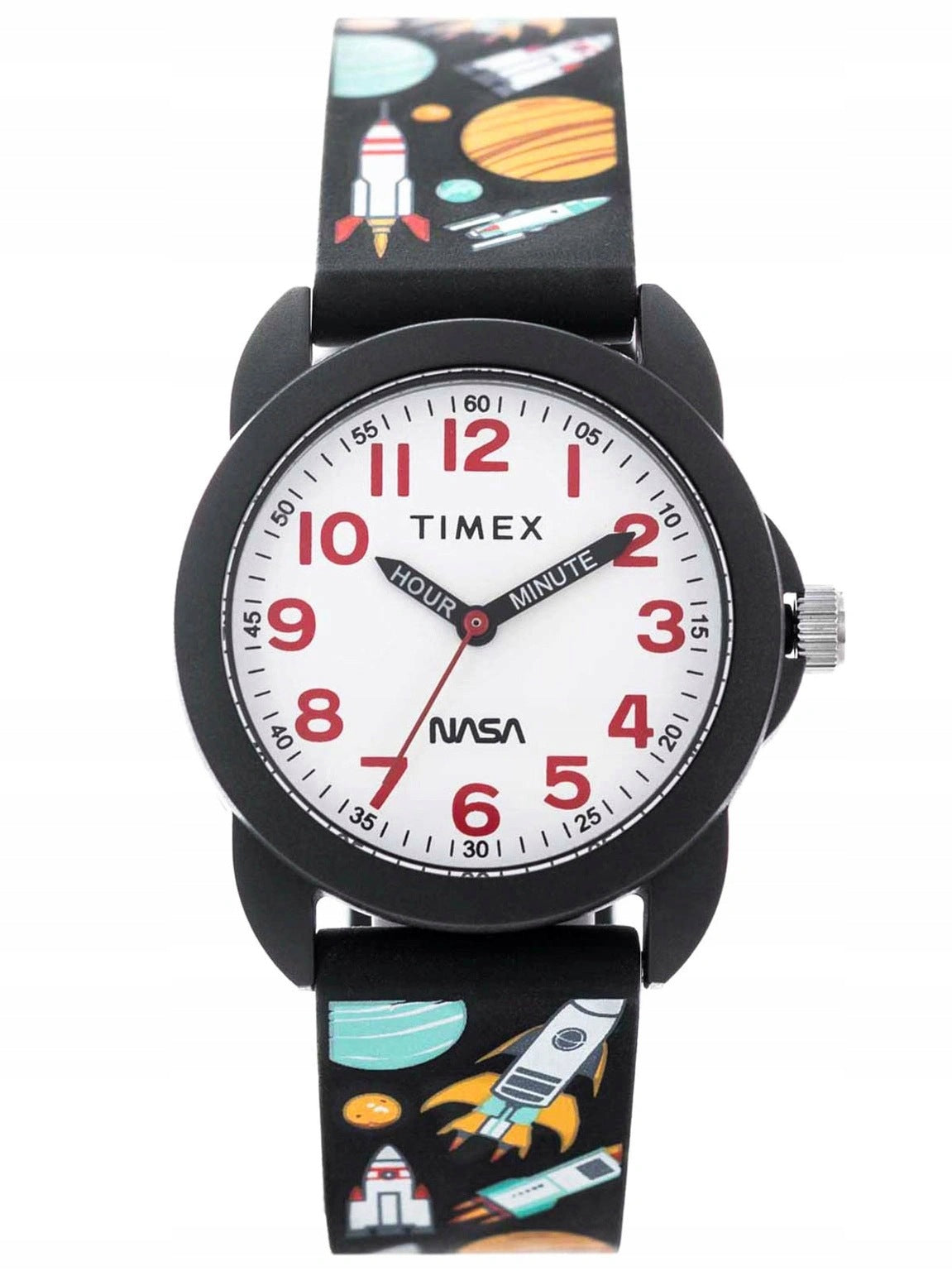 CHILDREN'S WATCH TIMEX TW2Y59800 KIDS TIME TEACHER BLACK ON STRAP Packaging status original