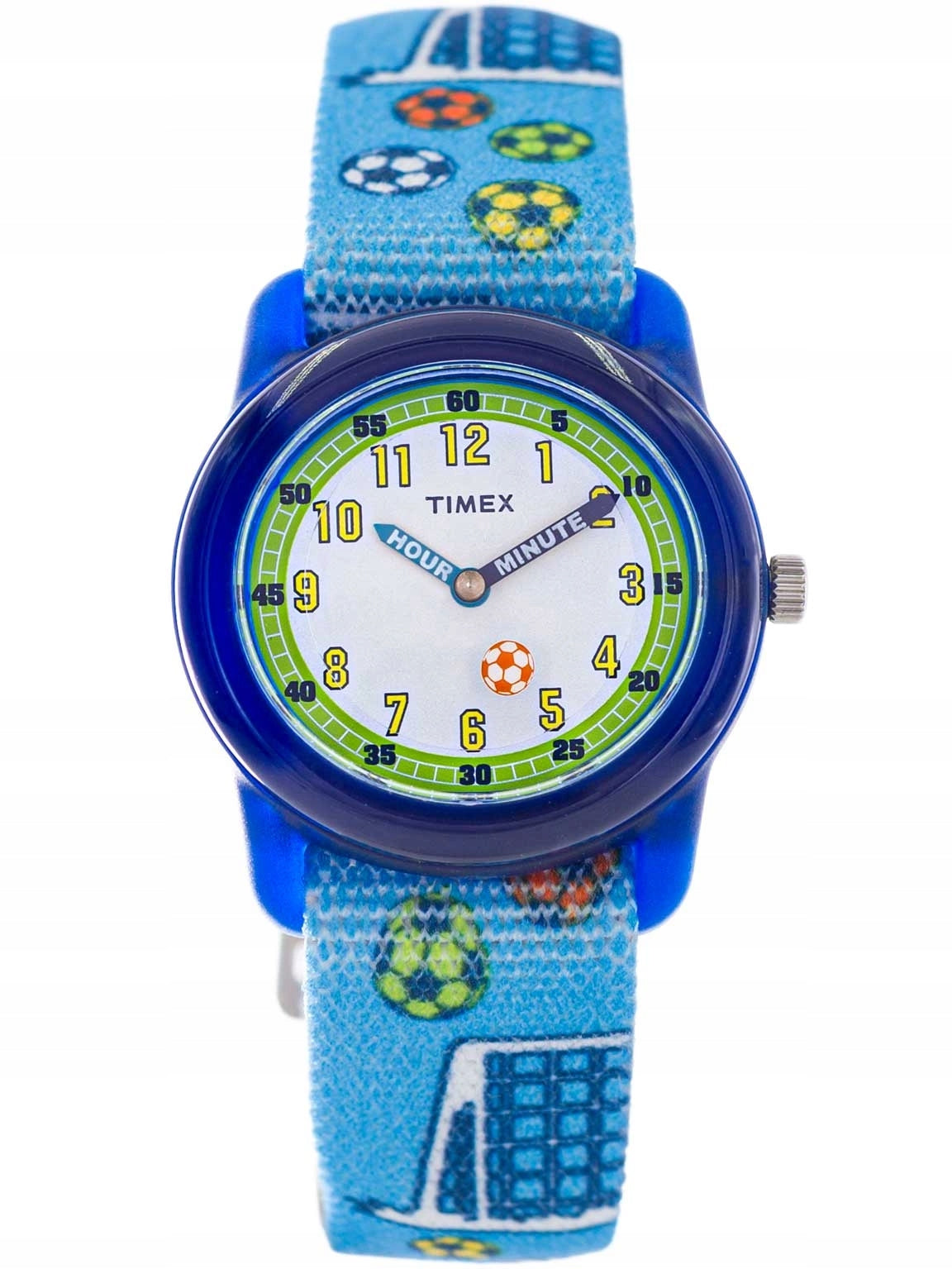 CHILDREN'S WATCH TIMEX TW7C16500 KIDS TIME MACHINES SOCCER BLUE Brand Timex