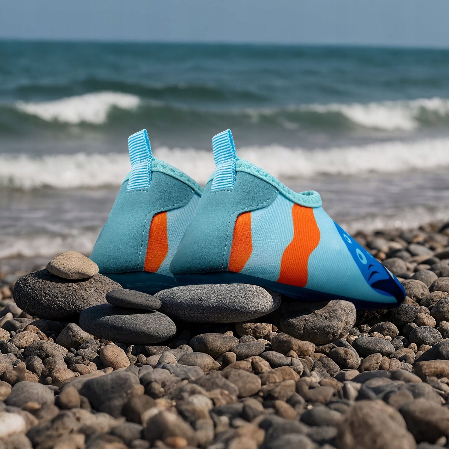 CHILDREN'S WATER SHOES FOR SEA URCHINS BEACH ROCKY SLIP ON 26-27 OUTTEC Product weight with unit packaging 0.12 kg