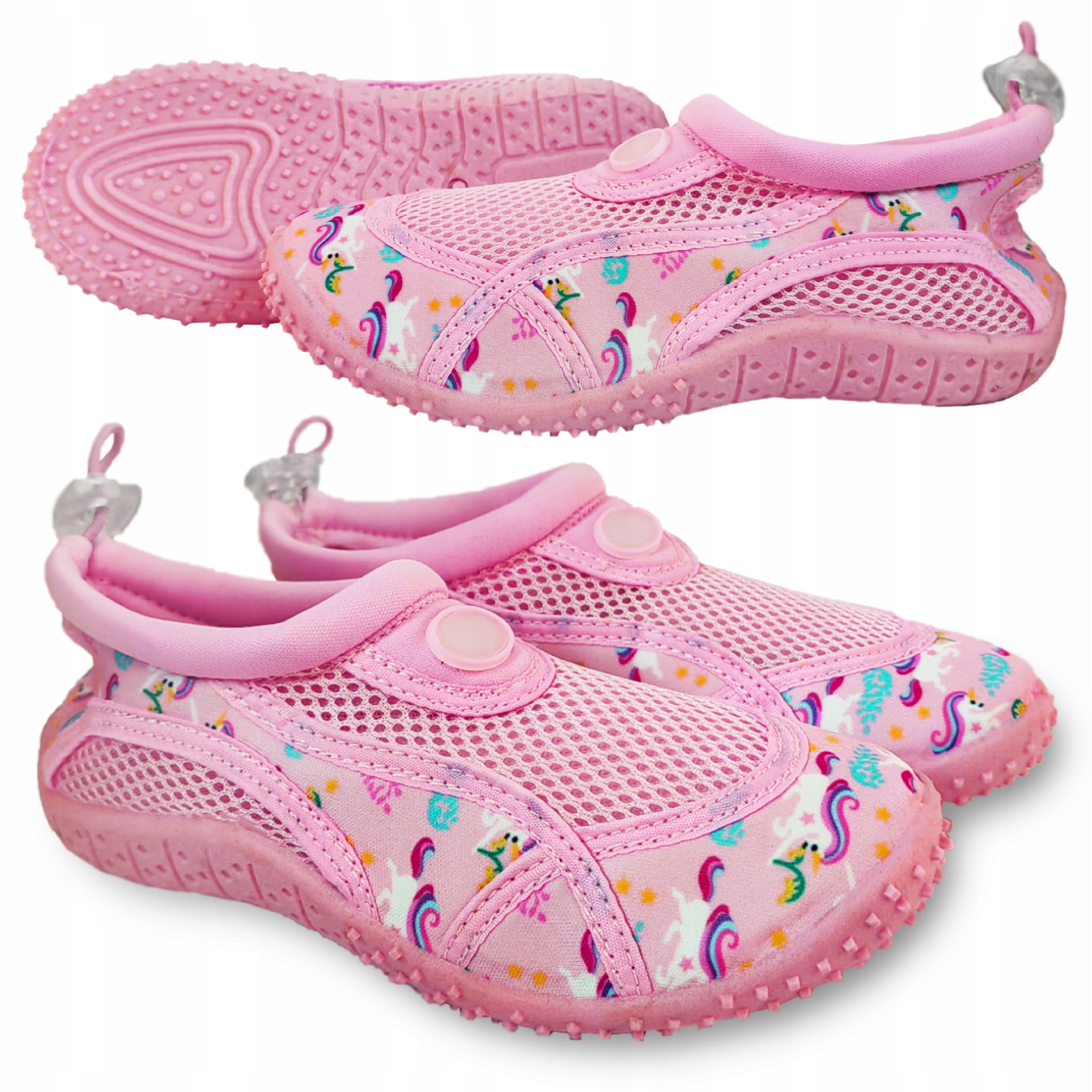 CHILDREN'S WATER SHOES FOR SWIMMING POOL BEACH REEF WATER SEA URCHINS 34 PINK