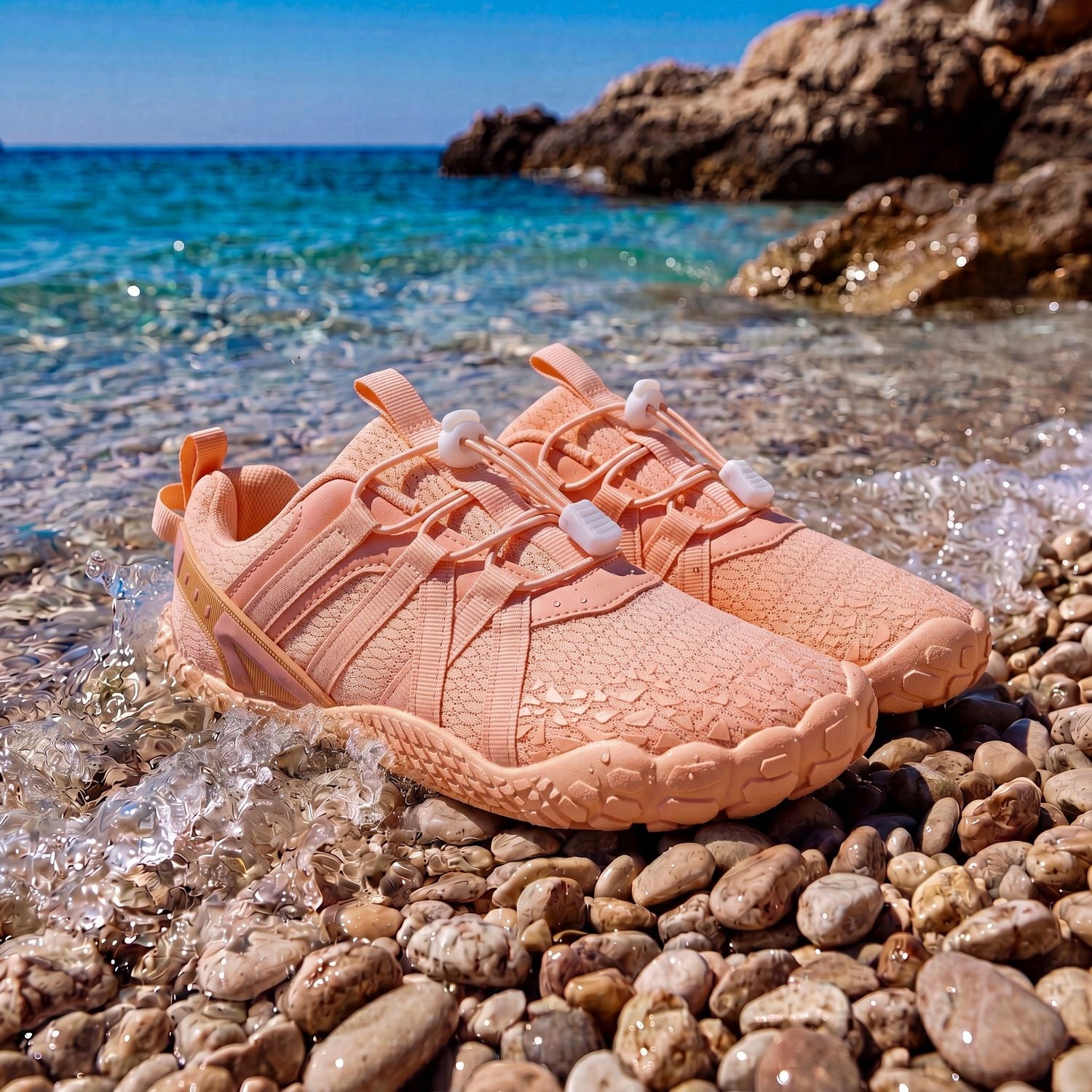 CHILDREN'S WATER SHOES JUNIOR R.33 ROCKY BEACHES QUICK-DRYING OUTTEC Brand Outtec