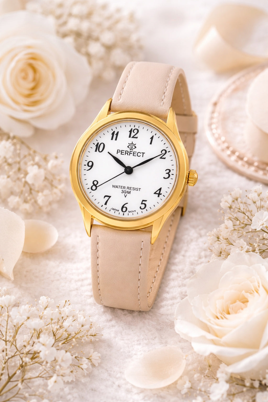 CHILDREN'S watch PERFECT LXC048G-17 PERFECT FOR GIFT FOR Communion 2 STRIPES Brand Perfect