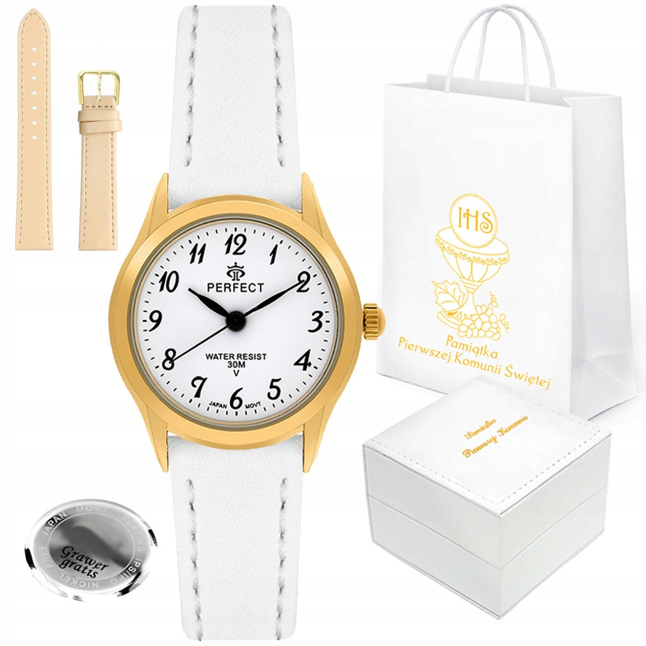 CHILDREN'S watch PERFECT LXC048G-17 PERFECT FOR GIFT FOR Communion 2 STRIPES