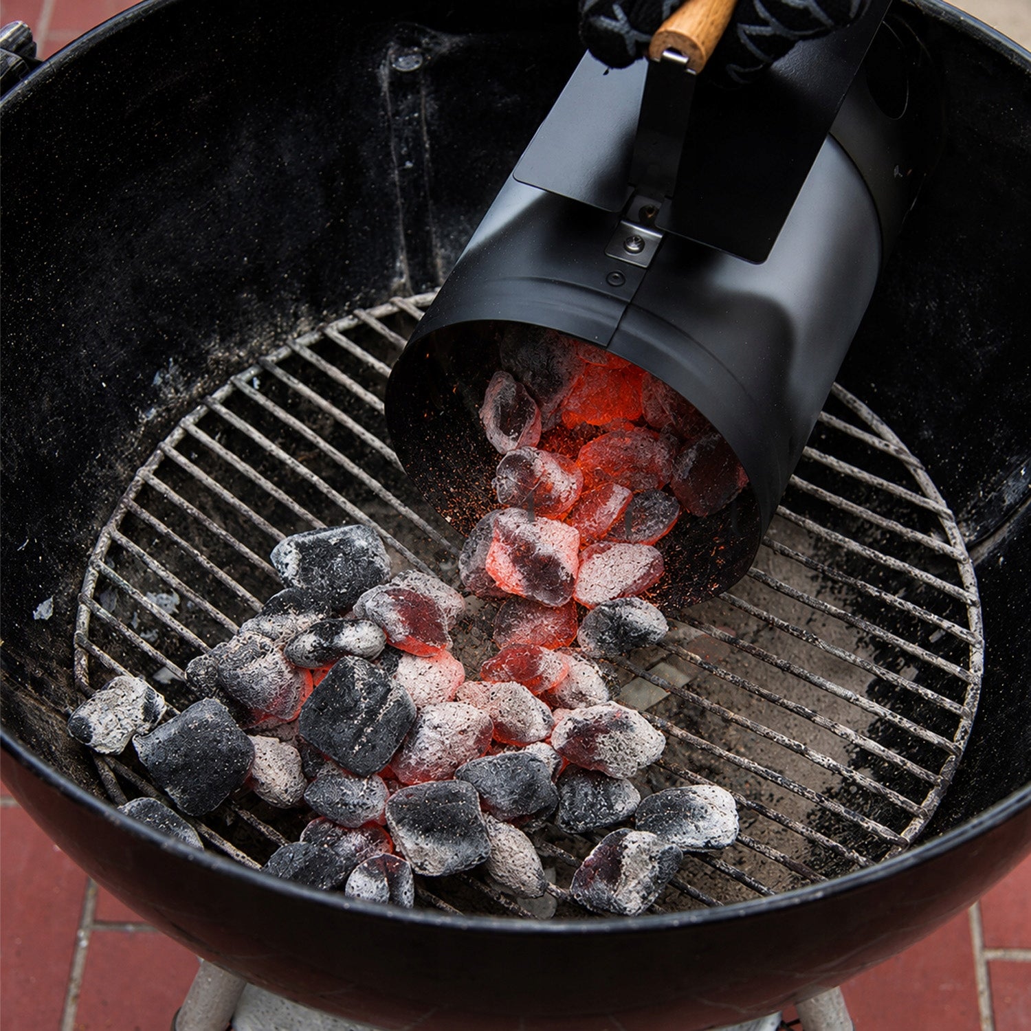 CHIMNEY FOR LIGHTING THE GRILL OF THE COAL STOVE BRIQUETTE FIREPLACE LARGE KINDLING EAN (GTIN) 5906186320831