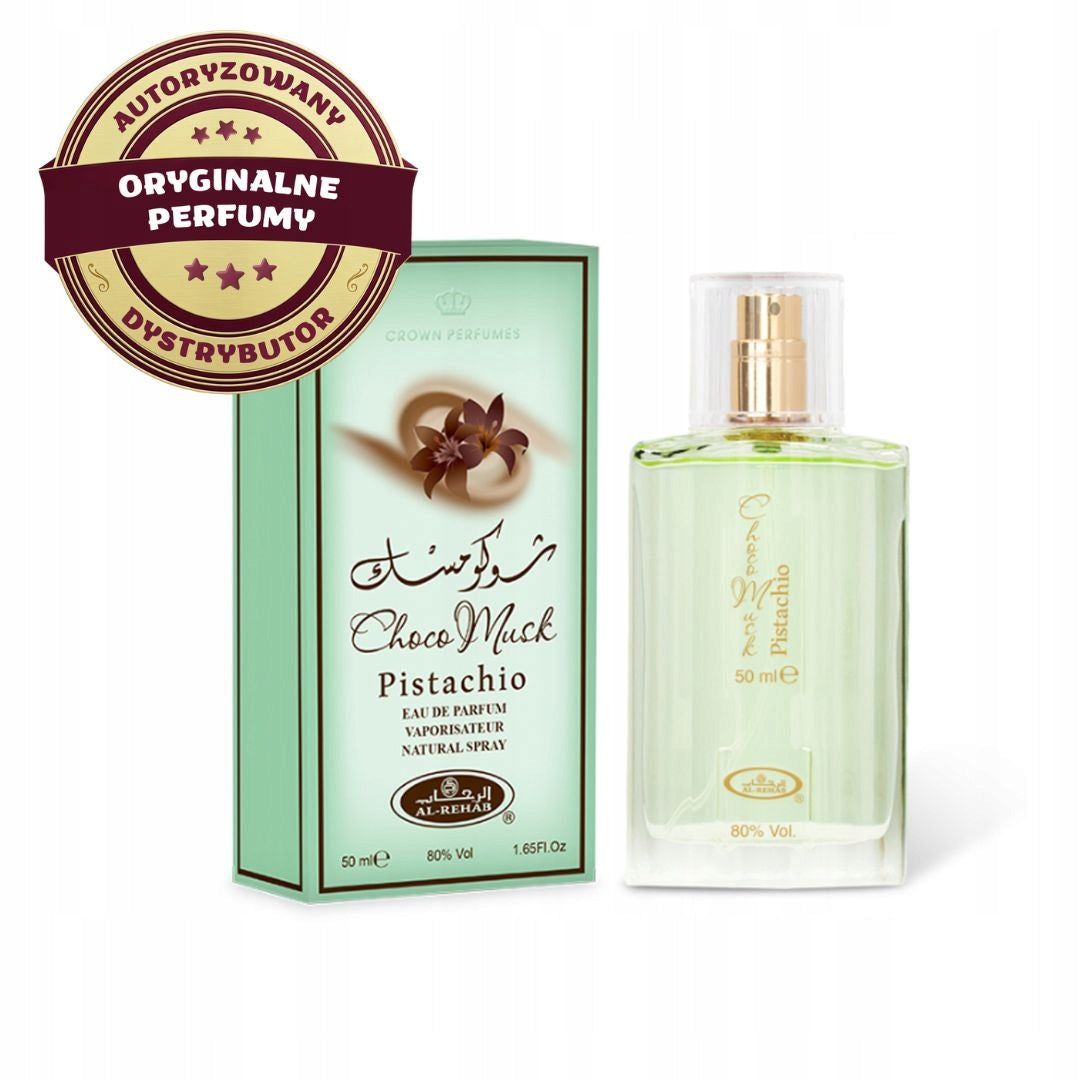 CHOCO MUSK PISTACHIO ARABIC PERFUME 50 ml AL REHAB PISTACHIO CHOCOLATE
