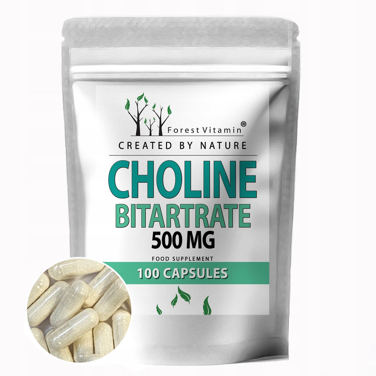 CHOLINE 500mg LIVER ENERGY CONCENTRATION CHOLINE DIVINATE