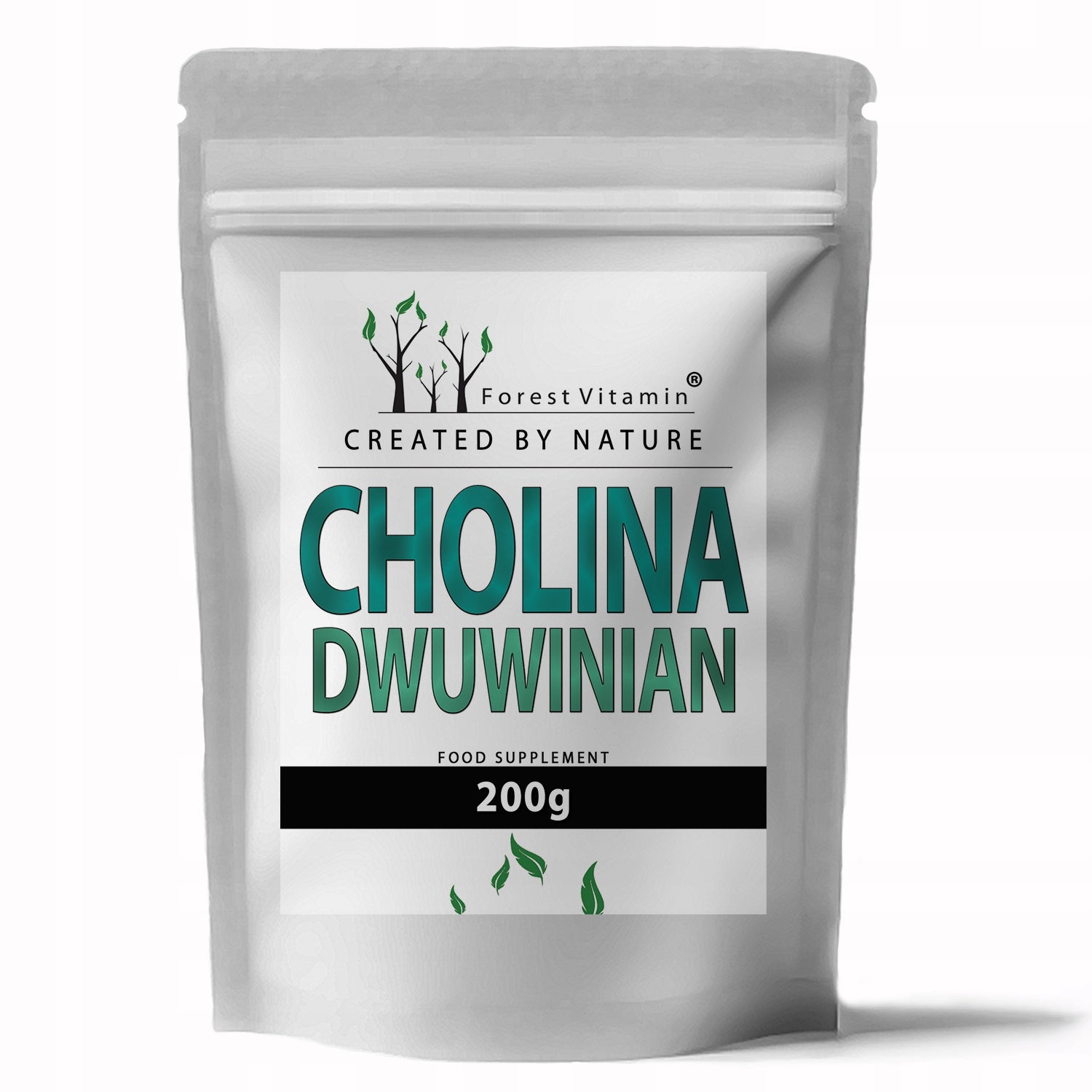 CHOLINE BITARTRATE 200G PURE | CHOLINE POWDER | 99% PURE SUPPORT Brand Forest Vitamin