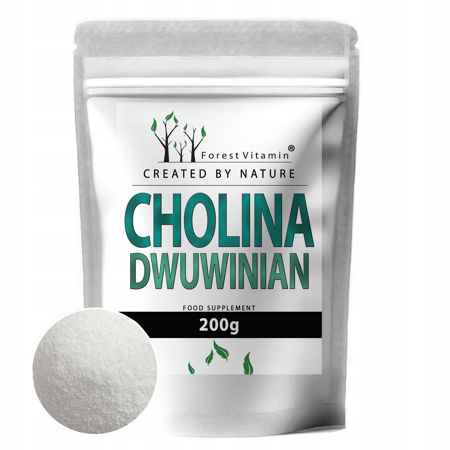CHOLINE BITARTRATE 200G PURE | CHOLINE POWDER | 99% PURE SUPPORT