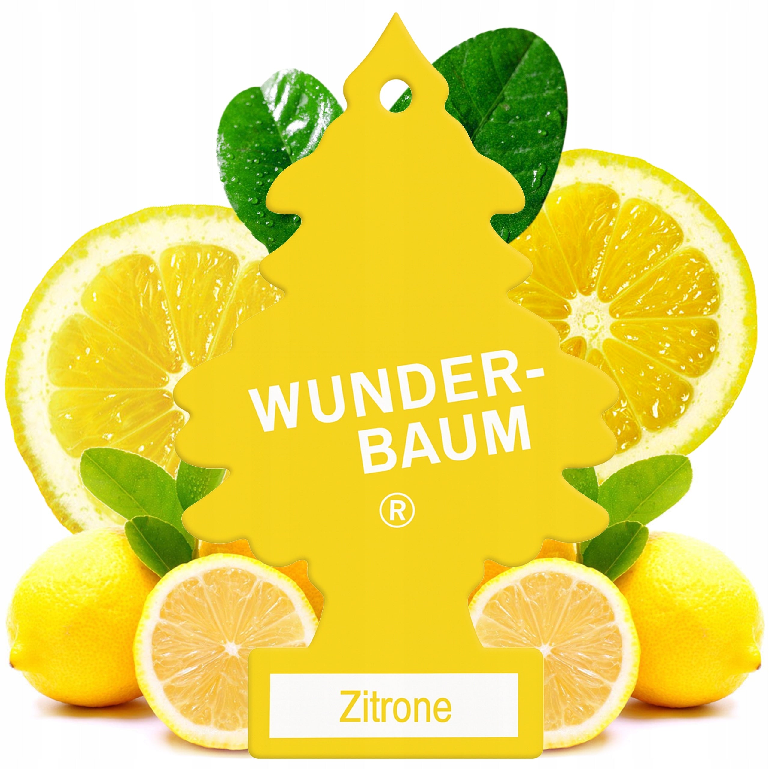 CHRISTMAS TREE LEMON WUNDER BAUM LEMON FRAGRANCE FOR CAR PENDANT