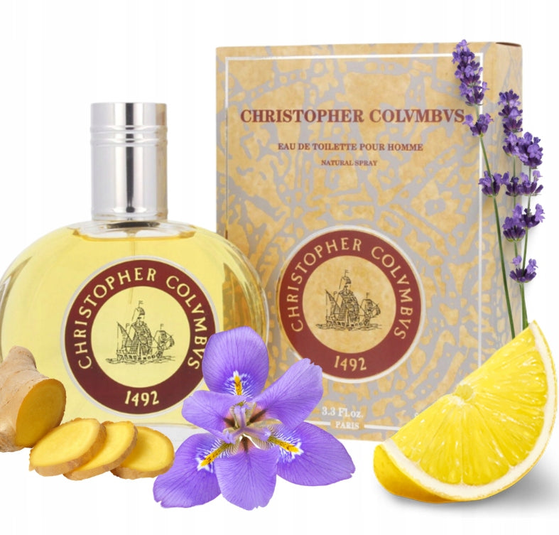 CHRISTOPHER COLUMBUS EAU DE TOILETTE MEN'S ORIGINAL WOOD PERFUME 100ML