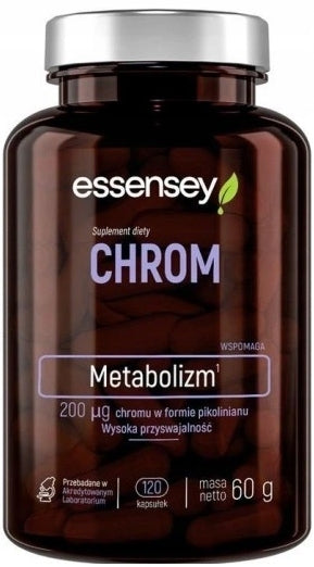 CHROMIUM PICOLINATE FORTE MAX PORTION FOR 120 DAYS METABOLISM SUGAR GLUCOSE VEGE