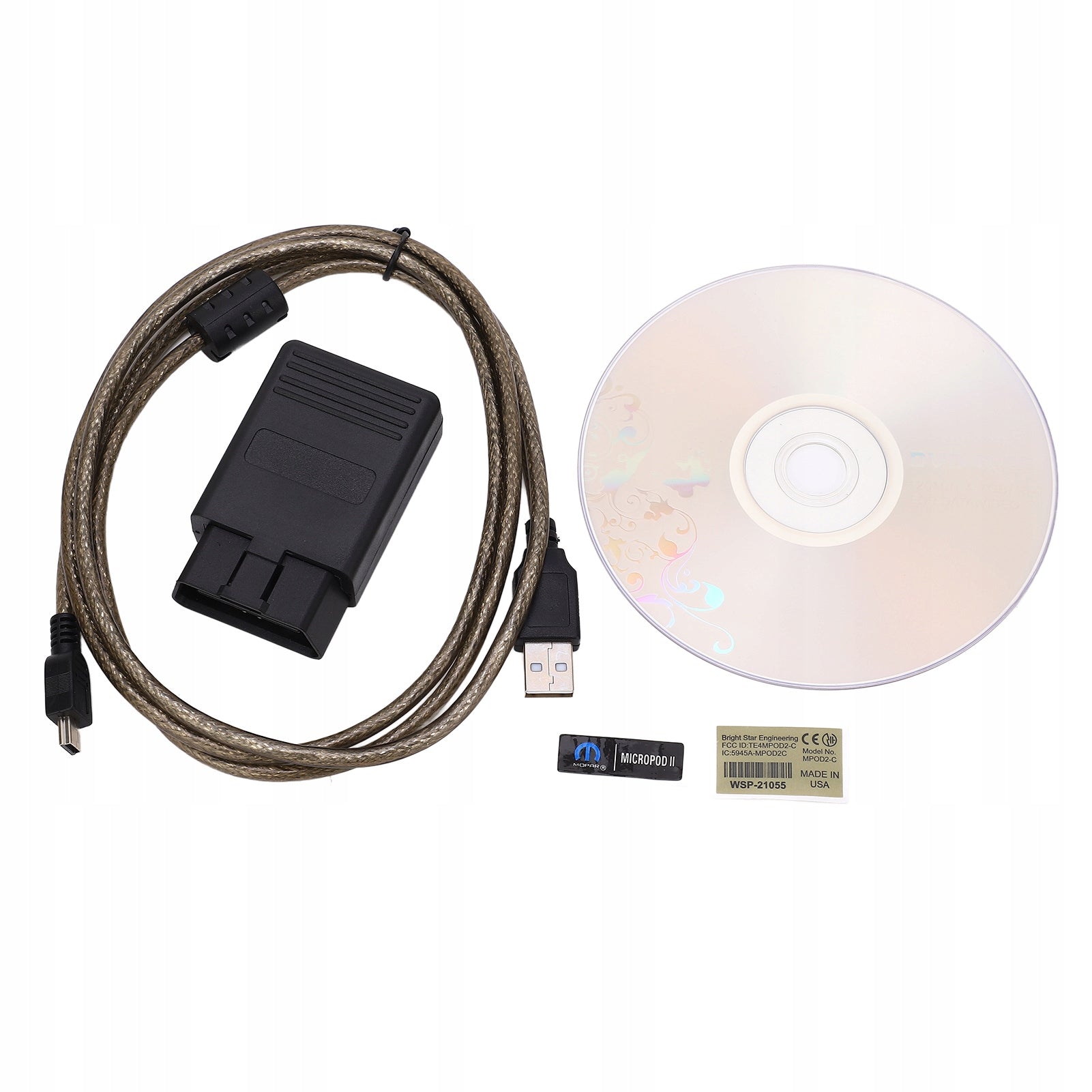 CHRYSLER DIAGNOSTIC INTERFACE V17.04.27 MICROPOD 2 OBD2 PROGRAMMER SCAN EAN (GTIN) 4016139205878
