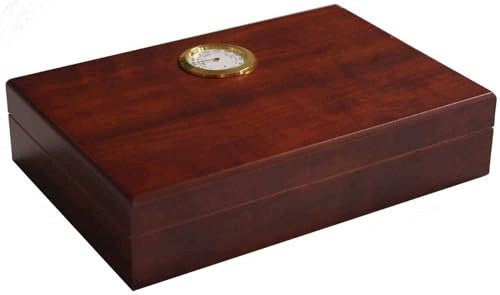 CIGAR HUMIDIFIER WOODEN CEDAR TRAVEL WITH HYGROMETER 5 8 PCS Brand no brand