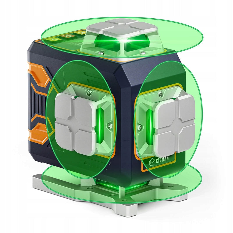 CIGMAN CM-S02 4x360° 16 Lines Laser Level Li-ion Battery 7.4V 2600mAh IP54 Certificates of conformity CE