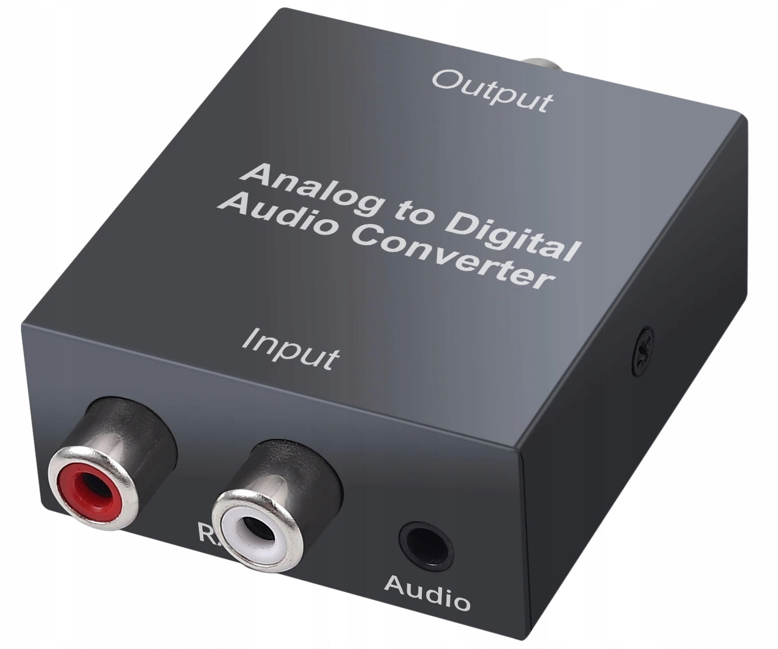 CINCH 2xRCA TOSLINK SPDIF CONVERTER AUX ADAPTER ANALOG -> DIGITAL