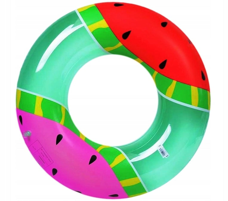 CIRCLE 62cm INFLATABLE WATERMELON SWIMMING WHEEL 3911