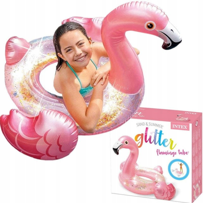 CIRCLE FLAMING GLITTER INTEX Kind swim ring