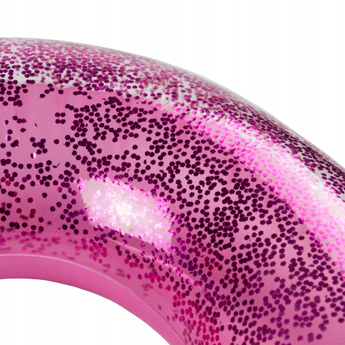 CIRCLE INFLATABLE FOR SWIMMING HEART CIRCLE BEACH HEART POOL WITH GLITTER Brand Martom