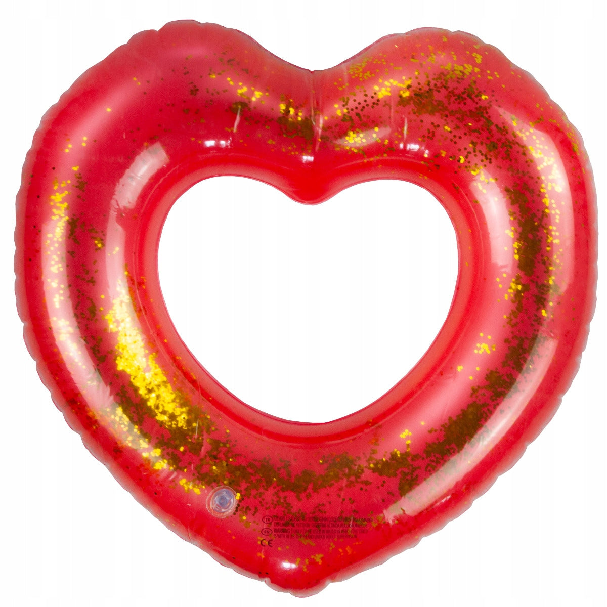 CIRCLE INFLATABLE FOR SWIMMING HEART CIRCLE BEACH HEART POOL WITH GLITTER Manufacturer code TG64229